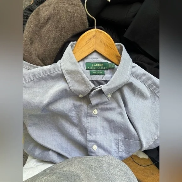 Ralph Lauren mens buttondown shirt - Picture 2 of 4